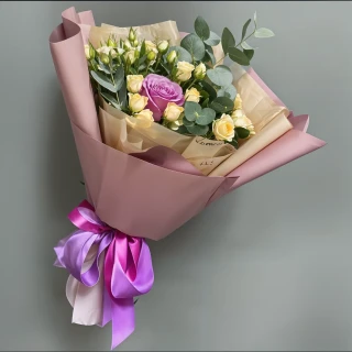 Букет Персиковое сияние